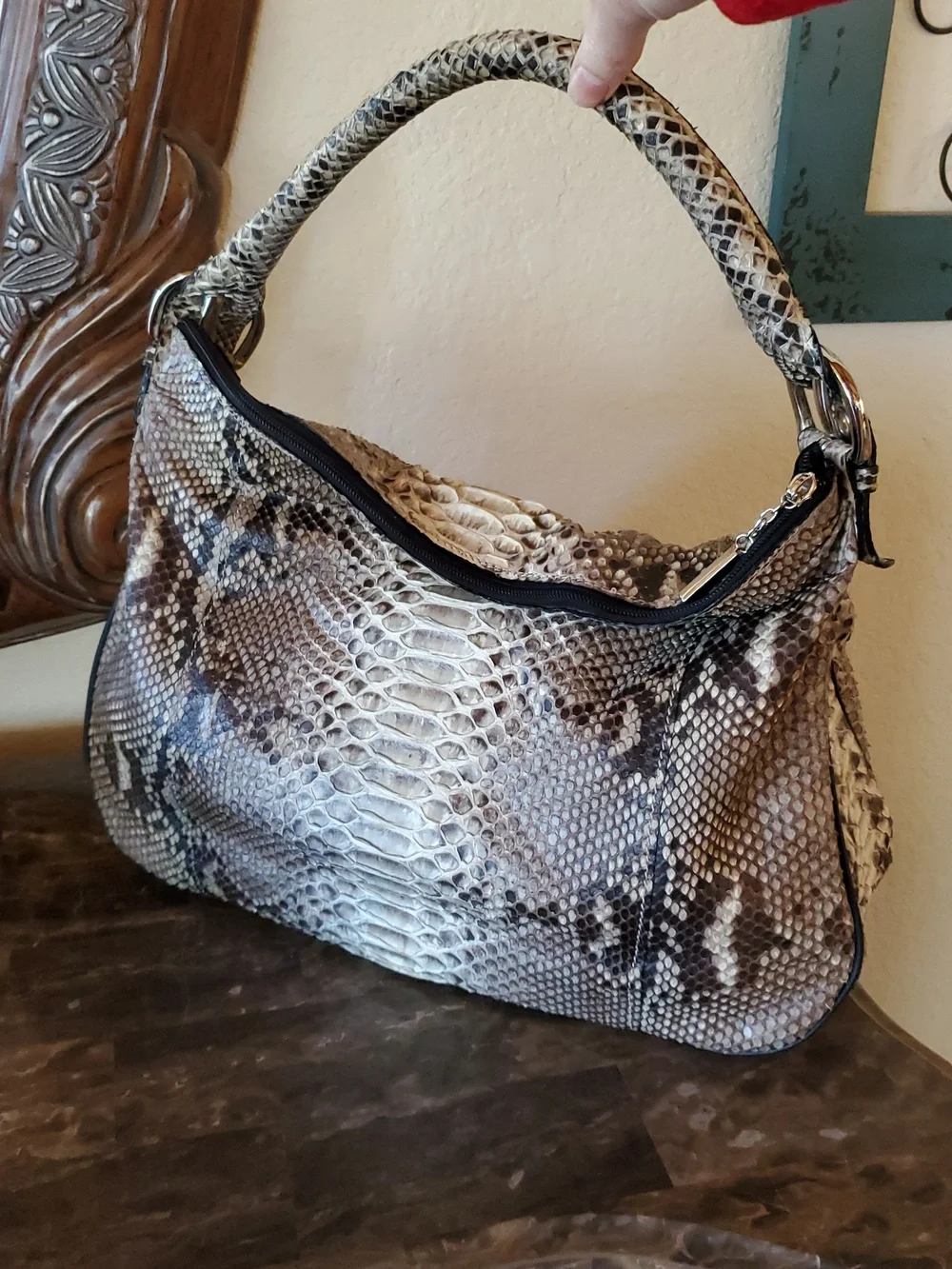 Real Python Shoulder Bag - Picture 13 of 13